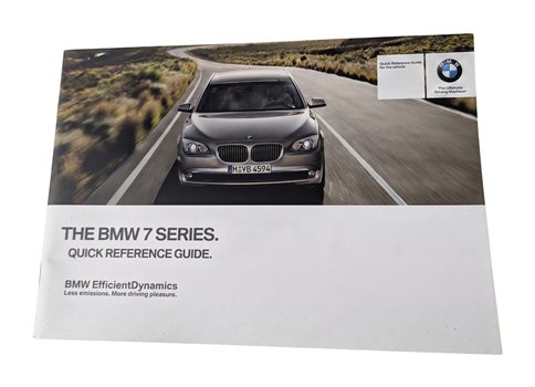 Thumbnail 8: 2012 BMW 750I (F01) 4.4L OWNER'S MANUAL BOOKLET HANDBOOK w/ LEATHER CASE SET
