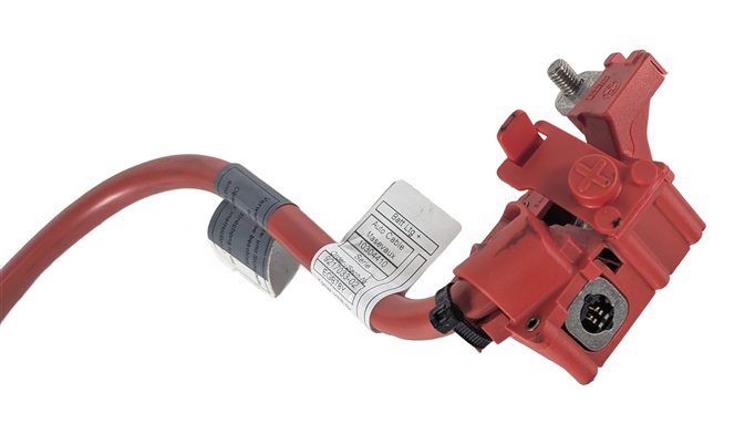 Thumbnail 2: 2012 BMW 750I (F01) 4.4L POSITIVE POWER BATTERY CABLE LEAD w/ SAFETY TERMINAL