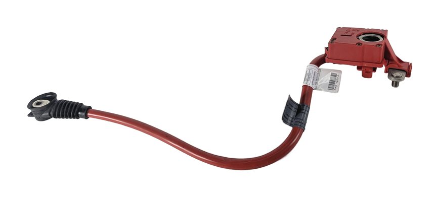 Thumbnail 4: 2012 BMW 750I (F01) 4.4L POSITIVE POWER BATTERY CABLE LEAD w/ SAFETY TERMINAL