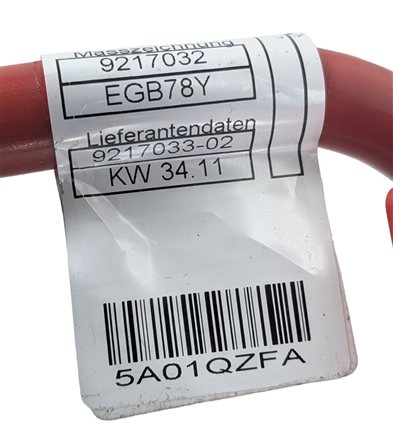 Thumbnail 7: 2012 BMW 750I (F01) 4.4L POSITIVE POWER BATTERY CABLE LEAD w/ SAFETY TERMINAL