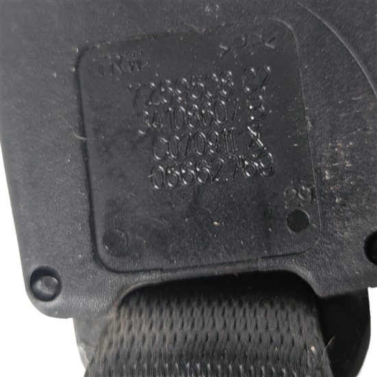 Thumbnail 9: 2012 BMW 750I (F01) REAR SEAT SEATBELT BUCKLE RECEIVER SET/3 (Black)