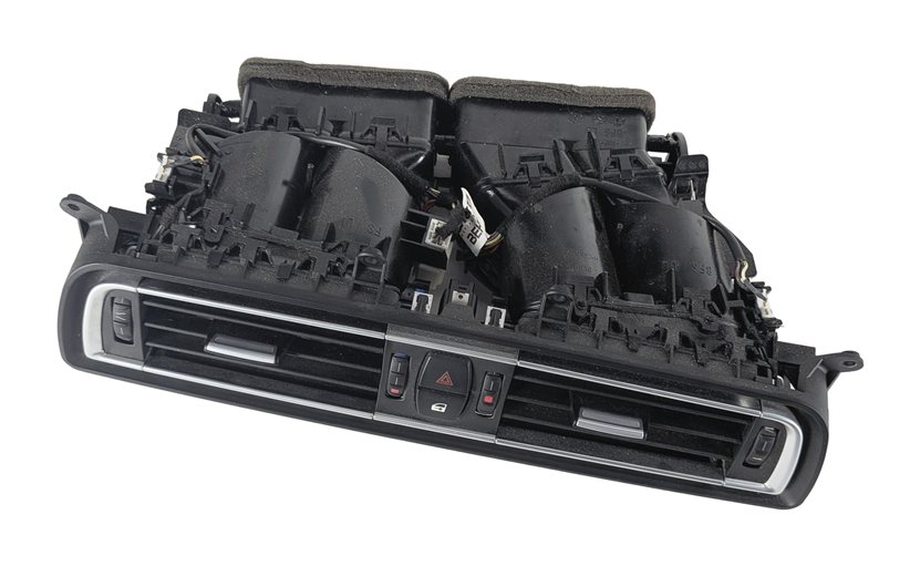 Thumbnail 2: 2012 BMW 750I (F01) FRONT CENTER DASH HEAT AIR AC VENT OUTLET BEZEL (Black)