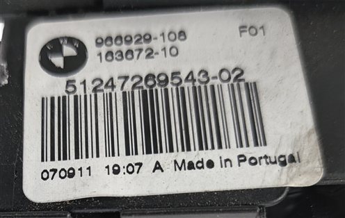 Thumbnail 7: 2012 BMW 750I (F01) TRUNK LID DECK LID LOCK LATCH RELEASE ACTUATOR MOTOR