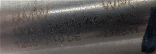 Thumbnail 9: 2012 BMW 750I (F01) 4.4L (N63) ENGINE HIGH PRESSURE FUEL RAIL LEFT & RIGHT SET/2