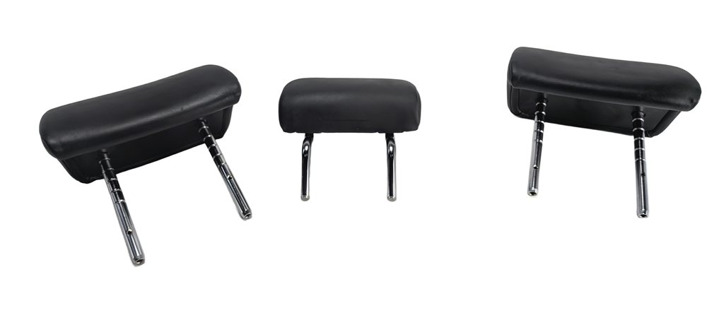 09-15 BMW 740I 750I 760LI (F01 F02) REAR SEAT HEADREST HEAD REST SET/3 (Black)