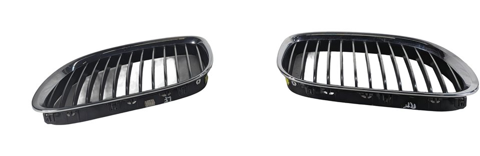 2009-2012 BMW 740i 750i 760i B7 (F01) FRONT LEFT & RIGHT UPPER HOOD GRILLE SET/2