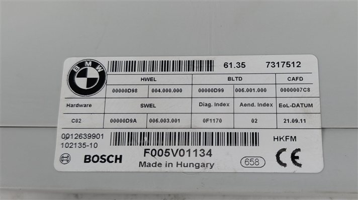 Thumbnail 7: 09-17 BMW X3 X4 M5 M6 5/6/7 SERIES (F01 F10 F25 F26) TRUNK LIFT LIFTGATE MODULE
