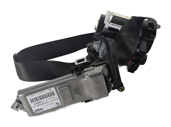 Thumbnail 6: 2009-2012 BMW 740i 750i 760i B7 (F01) LEFT DRIVER SEATBELT RETRACTOR (Black)