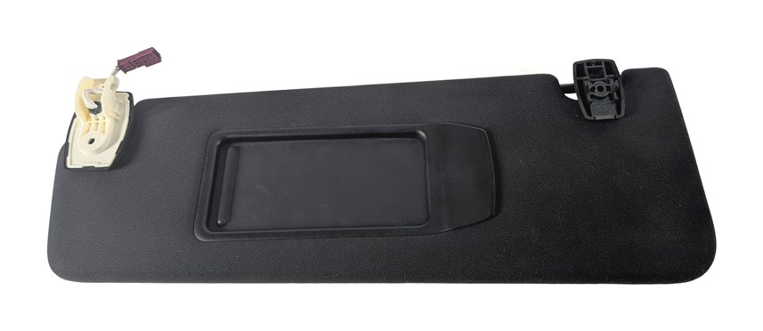 Thumbnail 3: 2009-2015 BMW 740i 750i 760i B7 (F01) FRONT LEFT & RIGHT SUN VISOR SET (Black)