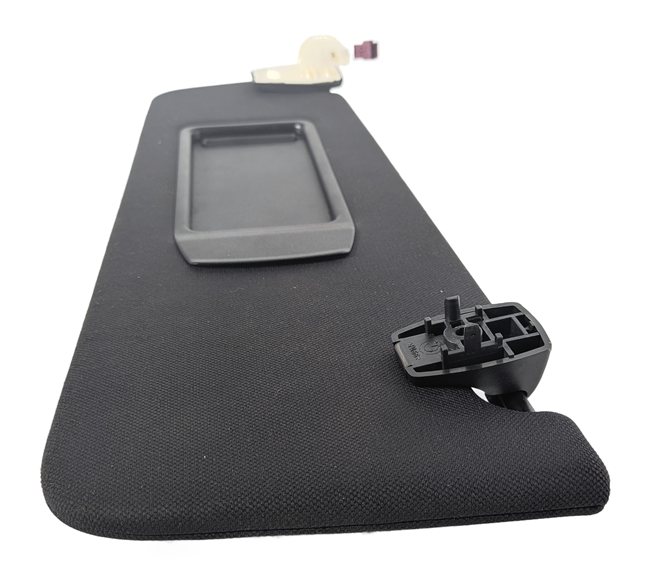 Thumbnail 4: 2009-2015 BMW 740i 750i 760i B7 (F01) FRONT LEFT & RIGHT SUN VISOR SET (Black)