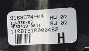 Thumbnail 8: 09-15 BMW 740i 750i 760i B7 (F01) DRIVER WINDOW SWITCH w/ SHADE & P-FOLD (BLACK)