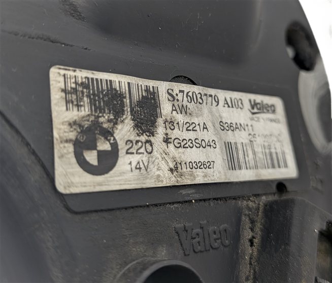 Thumbnail 9: 08-14 BMW 550i 650i 750i X5 X5M X6 X6M (E70 F01 F10) 4.4TT 220 AMP ALTERNATOR