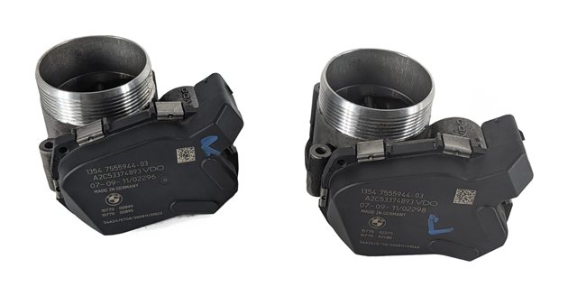 08-18 BMW 5 6 7 M5 M6 (E70 F01 F10 F12 F15 F16) 4.4L ENGINE THROTTLE BODY SET-2