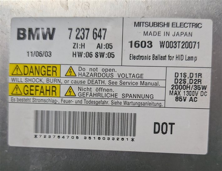 Thumbnail 8: 09-12 BMW 740i 750i 760i B7 (F01) LEFT DRIVER ADAPTIVE XENON HID HEADLIGHT LAMP