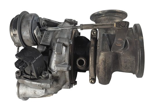 Thumbnail 4: 08-14 BMW 550i 750i X5 X6 (E70 E71 F01 F10) 4.4L N63 ENGINE LEFT TURBOCHARGER