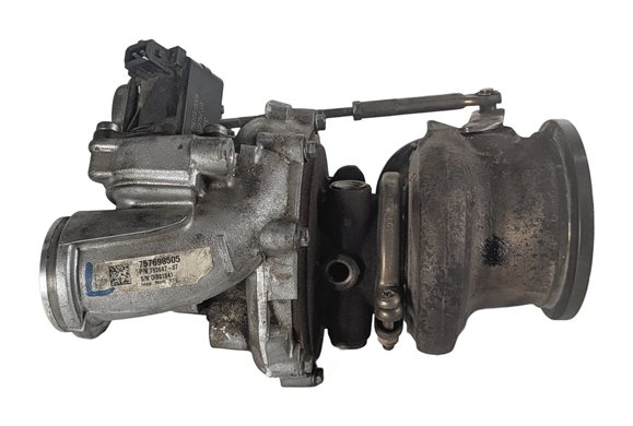 Thumbnail 6: 08-14 BMW 550i 750i X5 X6 (E70 E71 F01 F10) 4.4L N63 ENGINE LEFT TURBOCHARGER