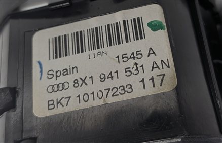 Thumbnail 6: 2016 AUDI Q3 (8U) HEADLIGHT HEAD LAMP FOG DIMMER CONTROL SWITCH