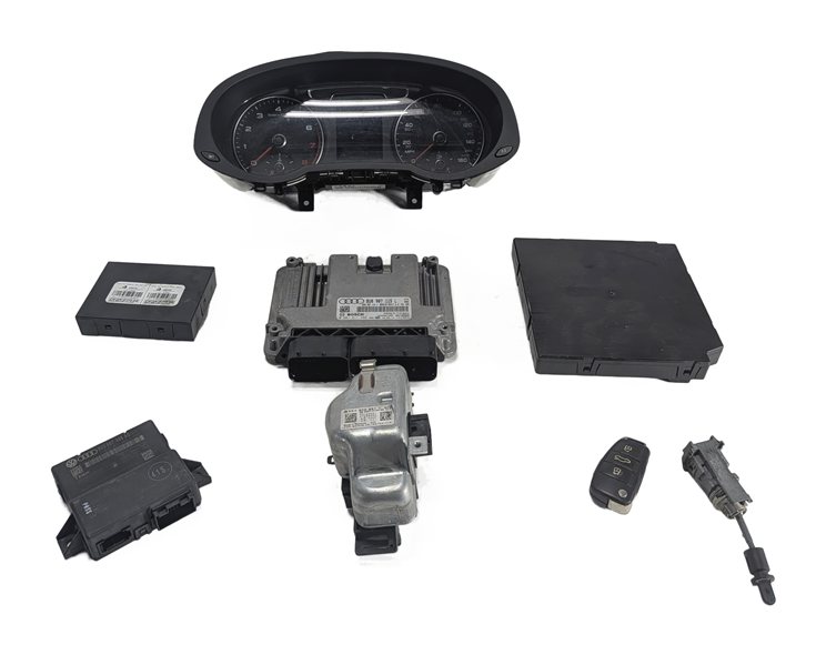 2015-2017 AUDI Q3 (8U) 2.0L (CCTA) ECM BCM CLUSTER GATEWAY KESSY ELV KEY SET/8