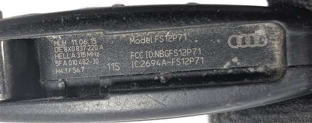 Thumbnail 5: 2015-2017 AUDI Q3 (8U) 2.0L (CCTA) ECM BCM CLUSTER GATEWAY KESSY ELV KEY SET/8