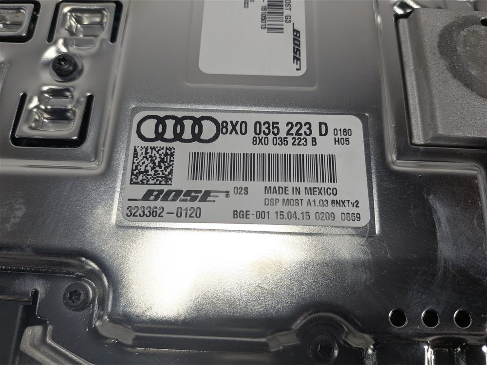Thumbnail 7: 2015-2018 AUDI Q3 (8U) RADIO STEREO ENTERTAINMENT BOSE AUDIO AMPLIFIER AMP