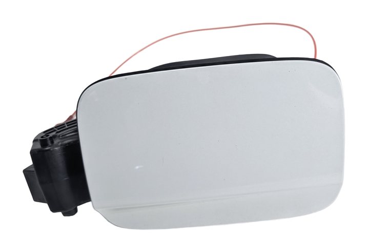 2015-2018 AUDI Q3 (8U) FUEL TANK DOOR LID TRIM w/ HOUSING & CAP (White)