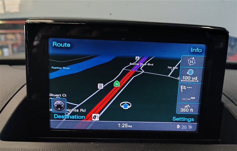 Thumbnail 2: 2015-2018 AUDI Q3 (8U) RADIO PHONE MEDIA MULTIMEDIA 7" COLOR DISPLAY SCREEN