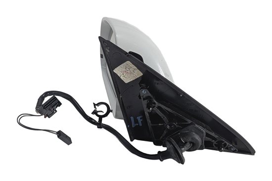 Thumbnail 3: 15-18 AUDI Q3 8U LEFT DOOR MIRROR AUTODIM PFOLD HEATED BLIND SPOT (White)