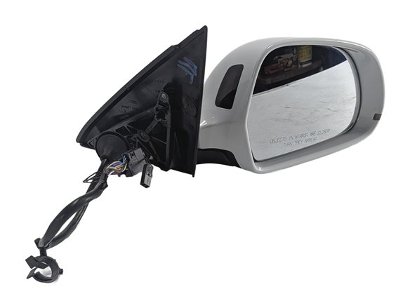 15-18 AUDI Q3 8U RIGHT DOOR MIRROR AUTODIM PFOLD HEATED BLIND SPOT (White)