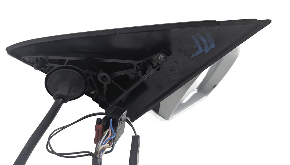 Thumbnail 3: 15-18 AUDI Q3 8U RIGHT DOOR MIRROR AUTODIM PFOLD HEATED BLIND SPOT (White)