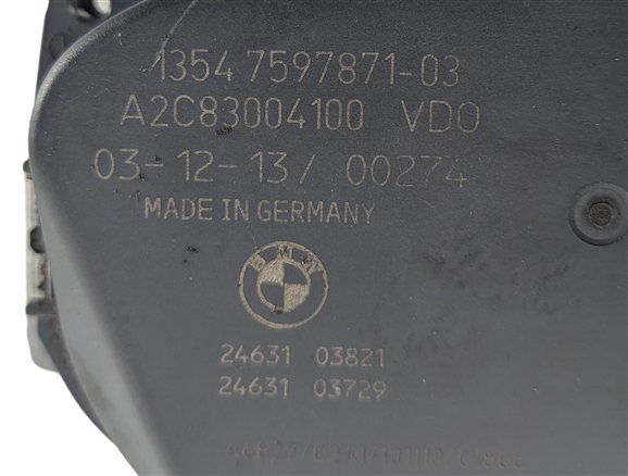 Thumbnail 8: 11-18 BMW 335i 535i 740i X1 X3 X4 X5 X6 3.0L N55 TURBO ENGINE THROTTLE BODY