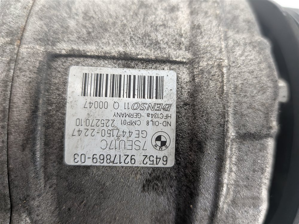 Thumbnail 6: 2011-2017 BMW X3 F25 15-16 X4 F26 3.0L TURBO N55 A/C AIR CONDITIONING COMPRESSOR