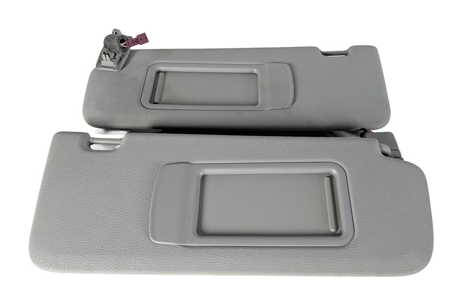 2011-2018 BMW X3 X4 (F25 F26) FRONT LEFT & RIGHT SUNVISOR SHADE SET (Gray)