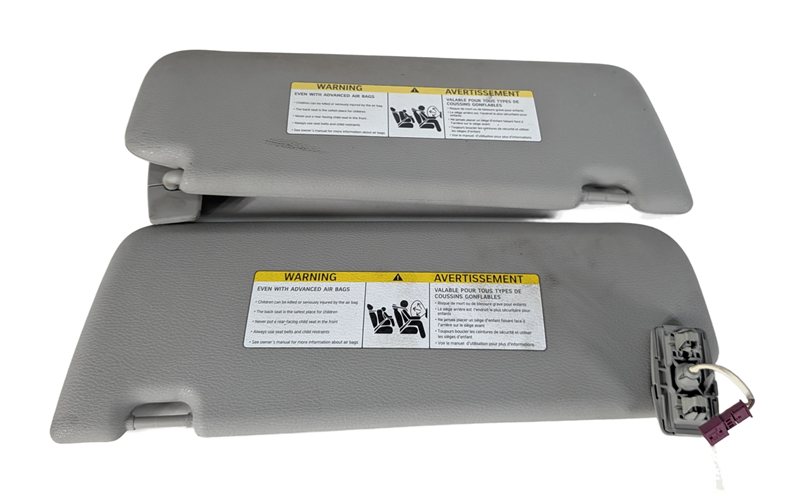 Thumbnail 4: 2011-2018 BMW X3 X4 (F25 F26) FRONT LEFT & RIGHT SUNVISOR SHADE SET (Gray)