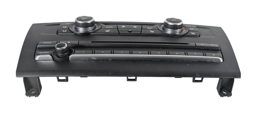 Thumbnail 3: 11-14 BMW X3 (F25) FRONT HEATER A/C TEMPERATURE CLIMATE w/ RADIO CONTROL & TRIM