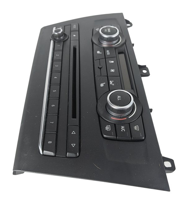 Thumbnail 4: 11-14 BMW X3 (F25) FRONT HEATER A/C TEMPERATURE CLIMATE w/ RADIO CONTROL & TRIM