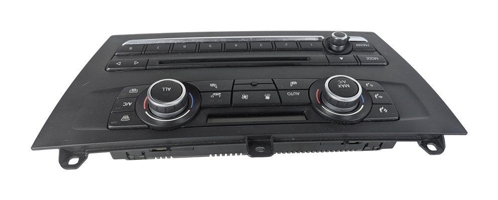 Thumbnail 5: 11-14 BMW X3 (F25) FRONT HEATER A/C TEMPERATURE CLIMATE w/ RADIO CONTROL & TRIM