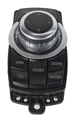 Thumbnail 3: 2011-2015 BMW X3 (F25) CENTER CONSOLE iDRIVE MEDIA CONTROL KNOB DIAL SWITCH
