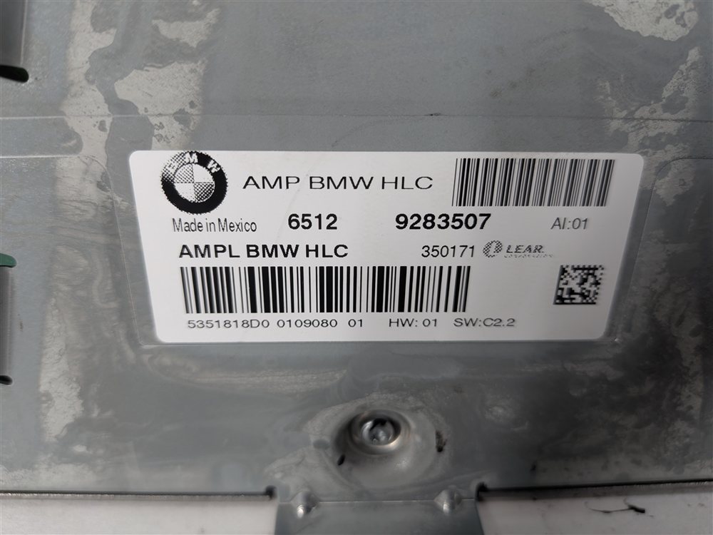Thumbnail 6: 2011-2014 BMW X3 (F25) RADIO STEREO HiFi AUDIO AMP AMPLIFIER (LEAR)