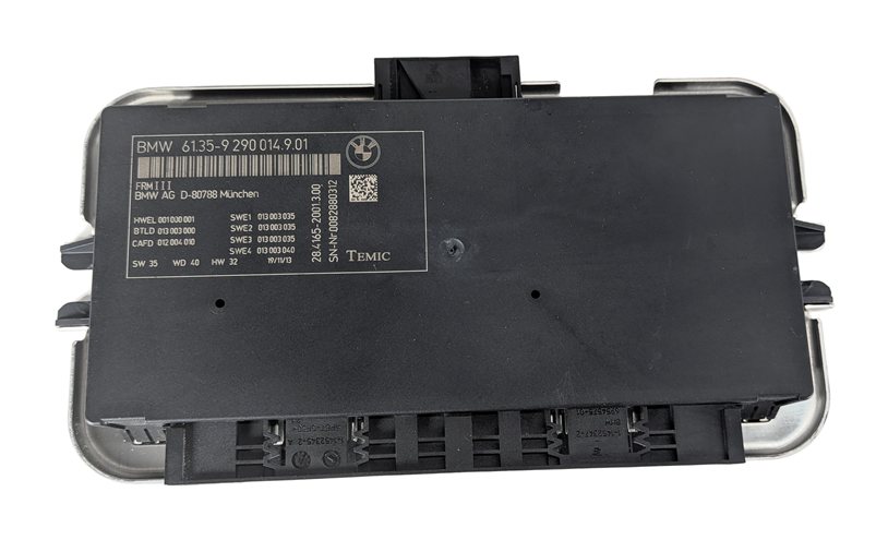 10-17 BMW 5 6 7 M5 X3 X4 (F06 F10 F12 F25 F26) FRM III BODY LIGHT CONTROL MODULE