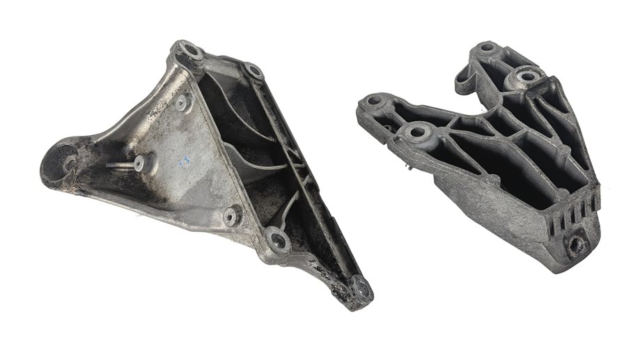Thumbnail 2: 2014 BMW X3 (F25) 3.0L (N55) ENGINE LEFT/RIGHT MOTOR MOUNT SUPPORT BRACKET SET/2