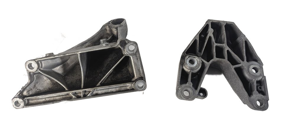 Thumbnail 3: 2014 BMW X3 (F25) 3.0L (N55) ENGINE LEFT/RIGHT MOTOR MOUNT SUPPORT BRACKET SET/2