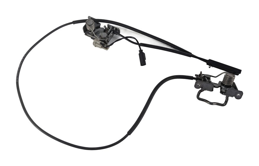 2014 BMW X3 (F25) FRONT HOOD LID LOCK LATCH RELEASE w/CABLE SET/2