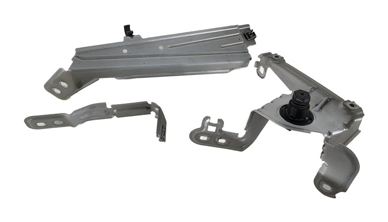 Thumbnail 11: 2014 BMW X3 F25 FRONT FENDER MOUNT SUPPORT BRACKET LEFT/RIGHT w/HOOD STOPS SET/6