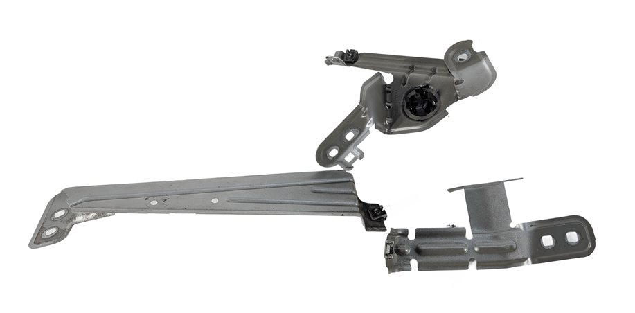 Thumbnail 3: 2014 BMW X3 F25 FRONT FENDER MOUNT SUPPORT BRACKET LEFT/RIGHT w/HOOD STOPS SET/6