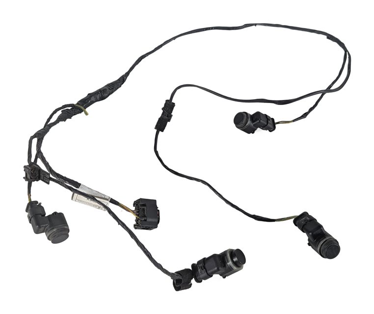 2014 BMW X3 (F25) REAR PARK ASSIST PDC DISTANCE SENSOR SET/4 w/HARNESS (Silver)