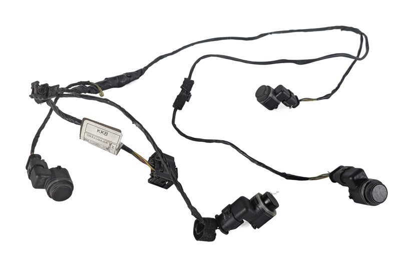 Thumbnail 2: 2014 BMW X3 (F25) REAR PARK ASSIST PDC DISTANCE SENSOR SET/4 w/HARNESS (Silver)