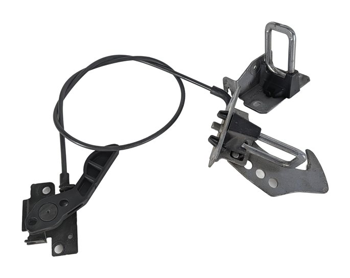 2014 BMW X3 (F25) FRONT HOOD LOCK LATCH SAFETY CATCH HOOK w/ RELEASE LEVER CABLE