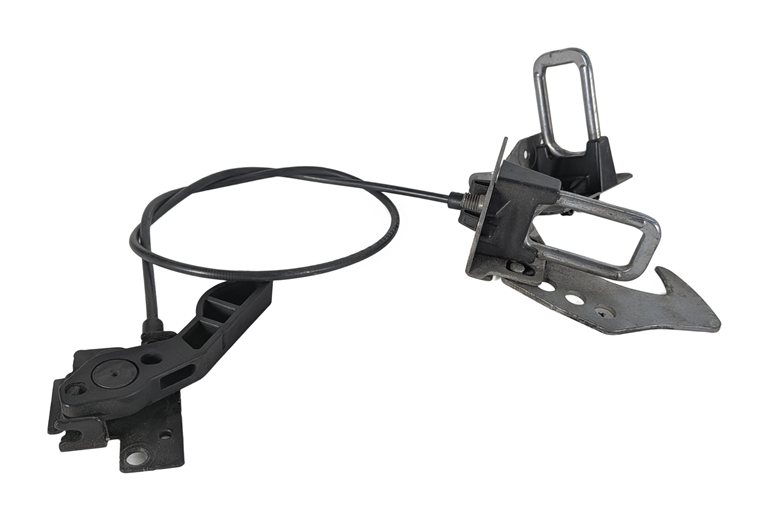 Thumbnail 2: 2014 BMW X3 (F25) FRONT HOOD LOCK LATCH SAFETY CATCH HOOK w/ RELEASE LEVER CABLE