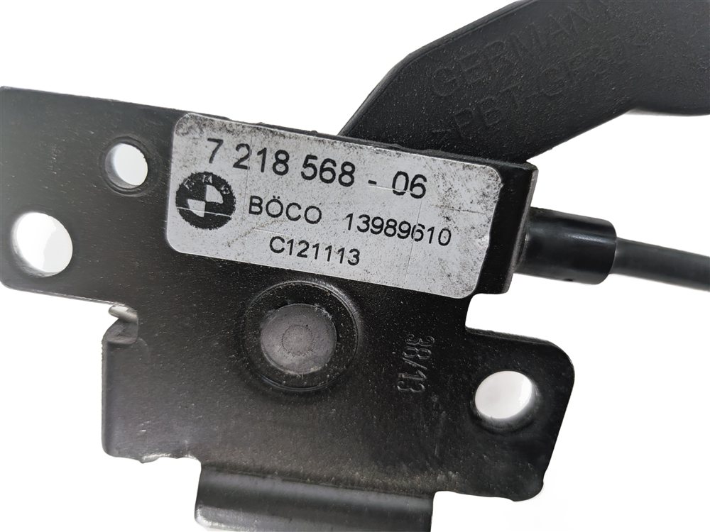 Thumbnail 5: 2014 BMW X3 (F25) FRONT HOOD LOCK LATCH SAFETY CATCH HOOK w/ RELEASE LEVER CABLE