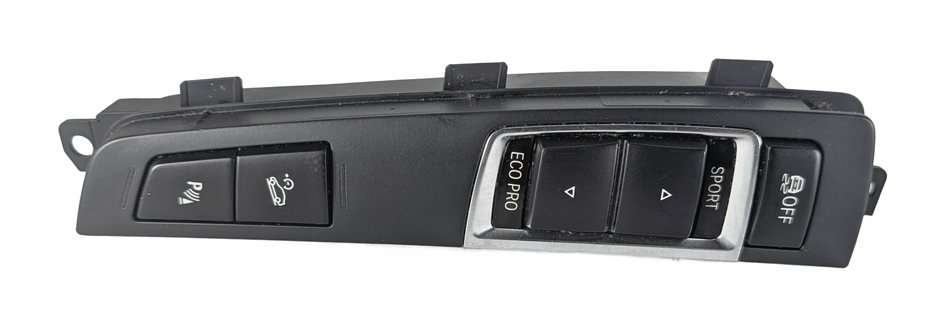 Thumbnail 4: 2014 BMW X3 (F25) CENTER CONSOLE PDC DSC OFF ECO PRO SPORT TAILGATE SWITCH PANEL